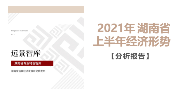 遠(yuǎn)景智庫發(fā)布《2021年湖南省上半年經(jīng)濟(jì)形勢分析報告》